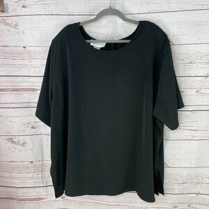 C.S.T.‎ Studio Womens Black Blouse Size 32W